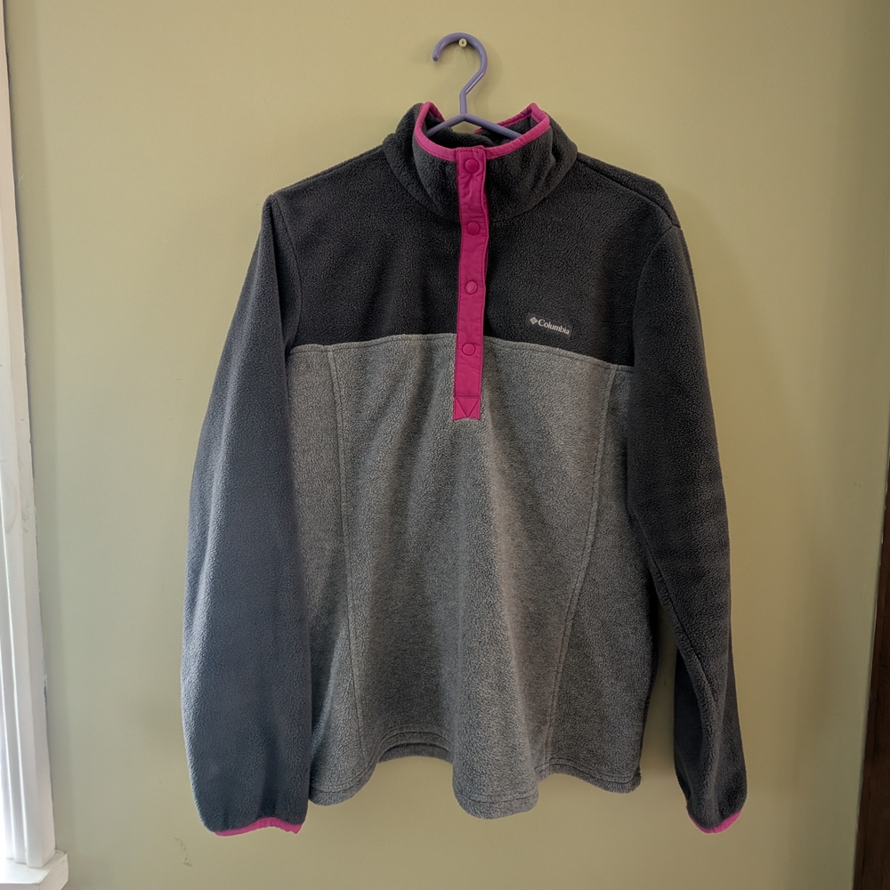 Columbia Charcoal Fleece Jacket
